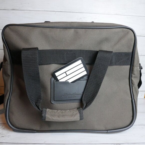 Eddie Bauer Travel Carry On Bag Overnight Small Duffle Olive Army Green - Picture 5 of 12